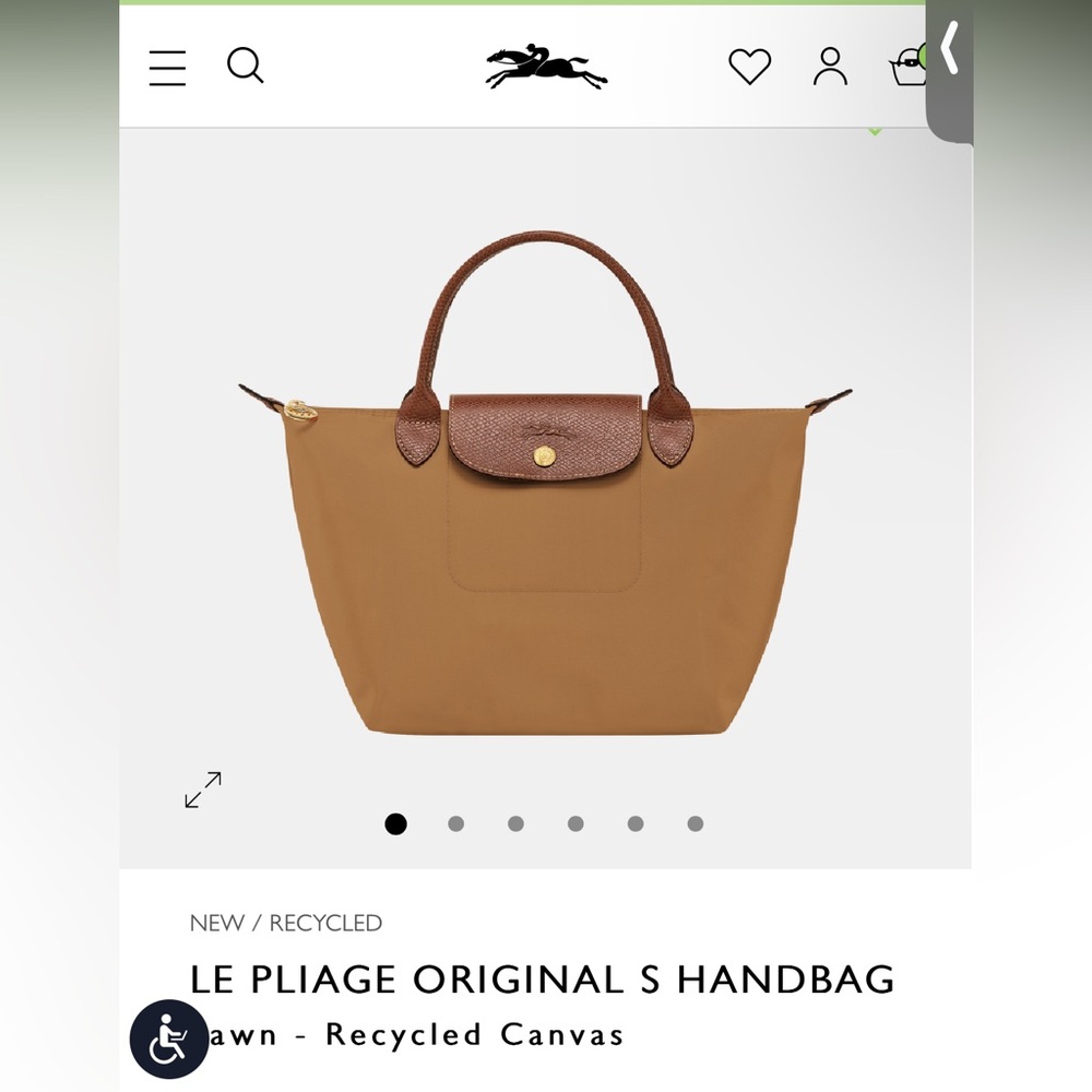 Small Le Pliage Top Handle